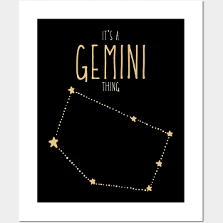 It's a Gemini Thing Posters and Art